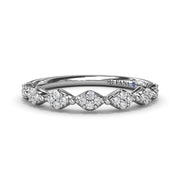 Modern Vintage Diamond Band