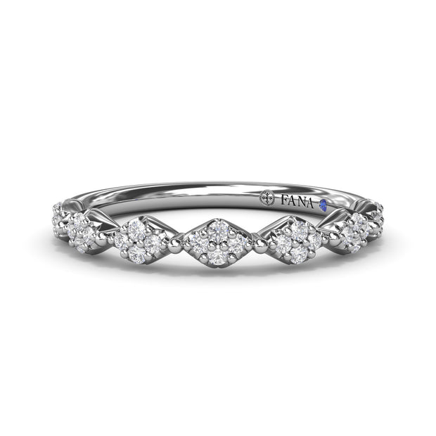Modern Vintage Diamond Band