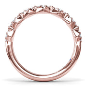 Modern Vintage Diamond Band
