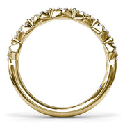 Modern Vintage Diamond Band