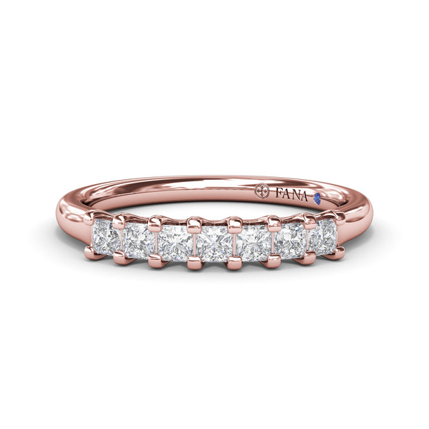 Princess Cut Diamond Wedding Band