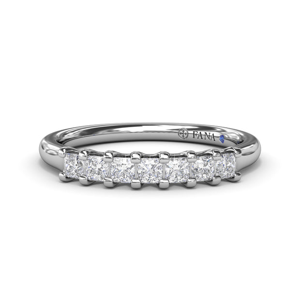 Princess Cut Diamond Wedding Band