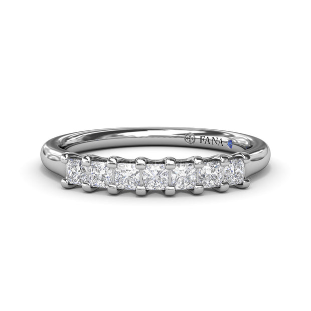 Princess Cut Diamond Wedding Band