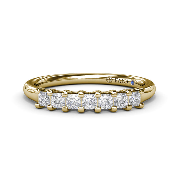 Princess Cut Diamond Wedding Band
