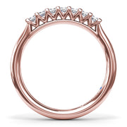 Princess Cut Diamond Wedding Band