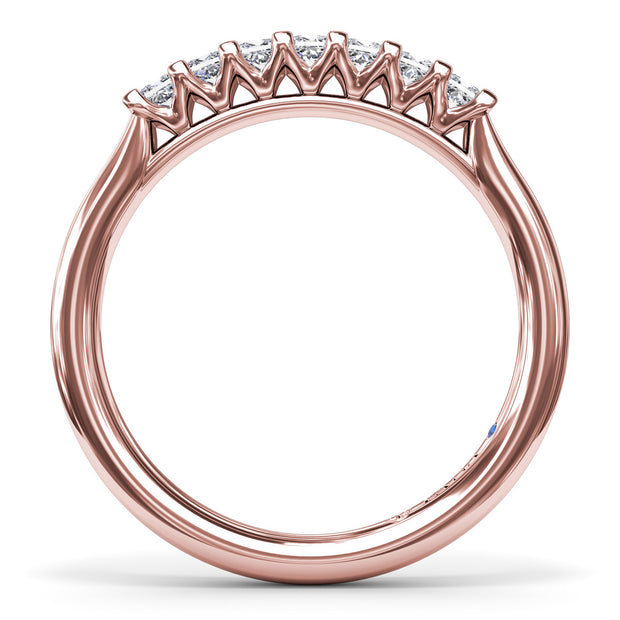 Princess Cut Diamond Wedding Band