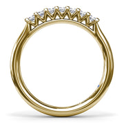 Princess Cut Diamond Wedding Band