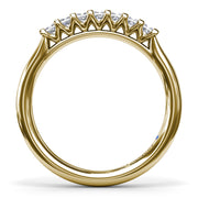 Princess Cut Diamond Wedding Band