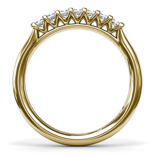 Princess Cut Diamond Wedding Band