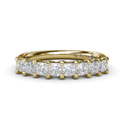 Princess Cut Diamond Wedding Band