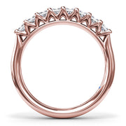 Princess Cut Diamond Wedding Band