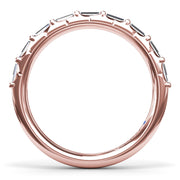 Beautiful Baguette Diamond Wedding Band