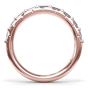 Beautiful Baguette Diamond Wedding Band