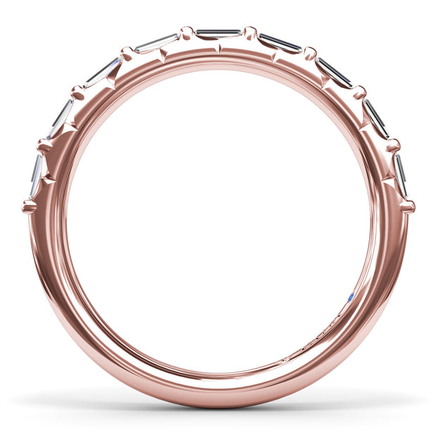 Beautiful Baguette Diamond Wedding Band