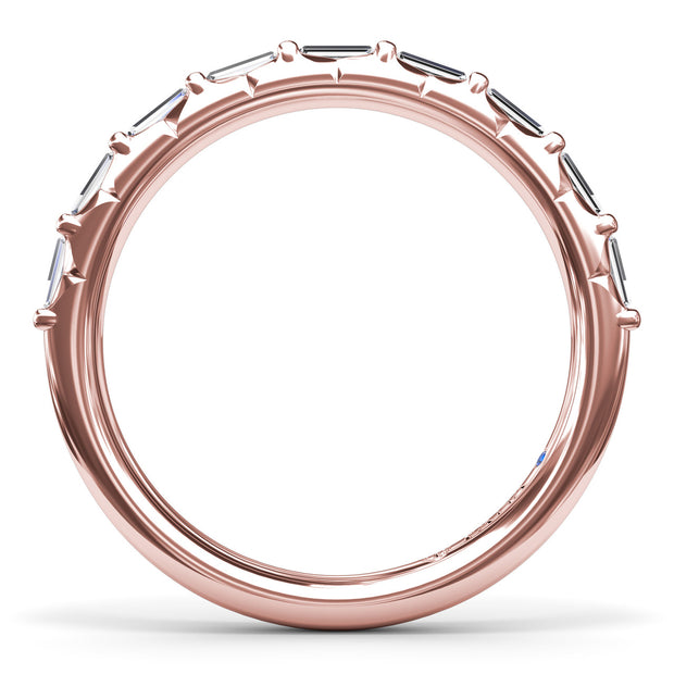 Beautiful Baguette Diamond Wedding Band