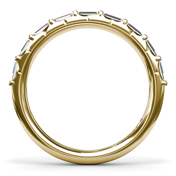 Beautiful Baguette Diamond Wedding Band