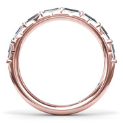 Baguette Diamond Wedding Band