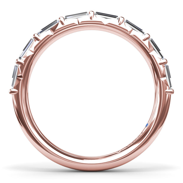 Baguette Diamond Wedding Band