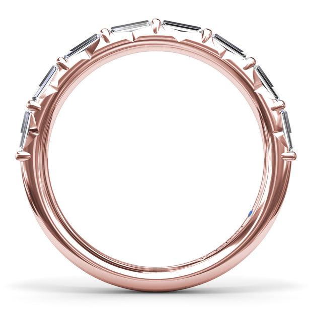 Baguette Diamond Wedding Band