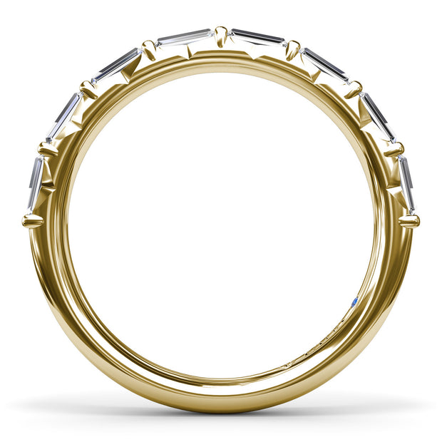 Baguette Diamond Wedding Band