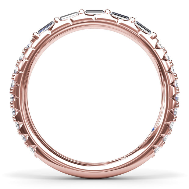 Baguette Diamond Wedding Band