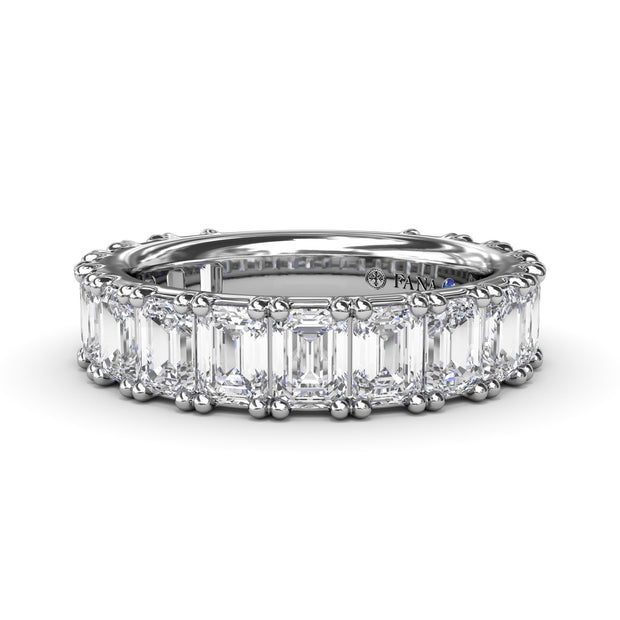 Emerald Cut Diamond Wedding Band