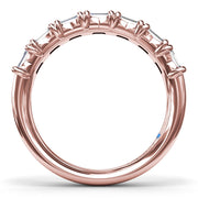 Baguette Diamond Wedding Band