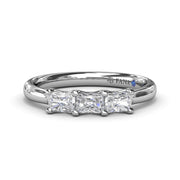 Radiant Diamond Wedding Band