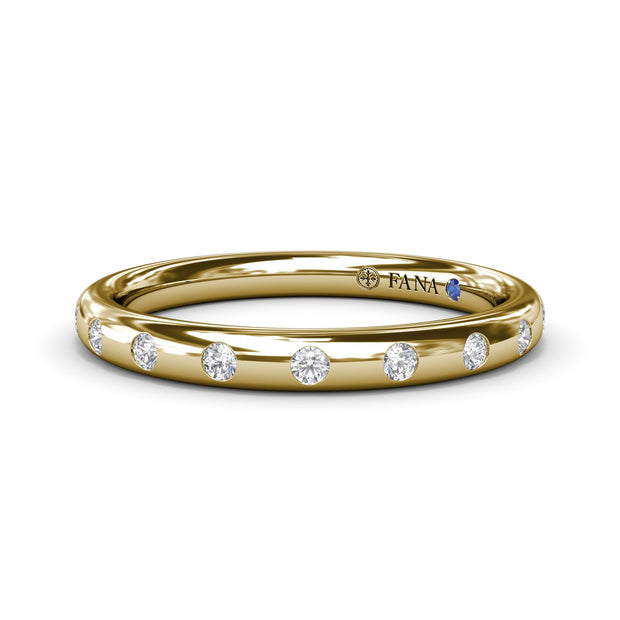 Flush Diamond Wedding Band