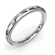 Flush Diamond Wedding Band