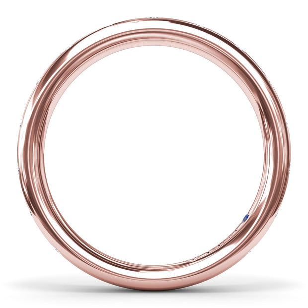 Flush Diamond Wedding Band