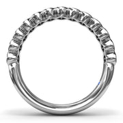 Bezel-Set Diamond Wedding Band