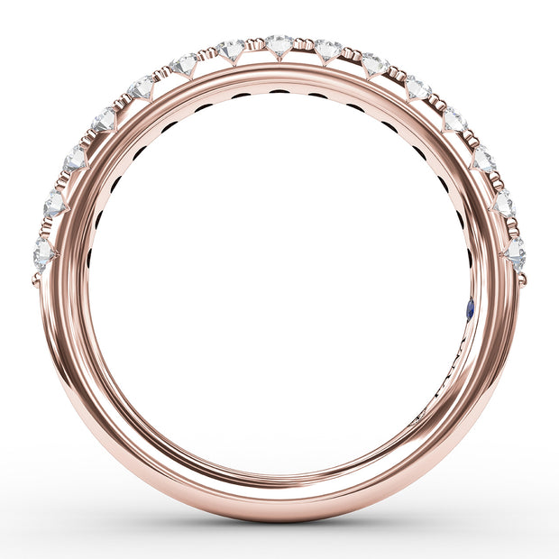 Pave Diamond Anniversary Band