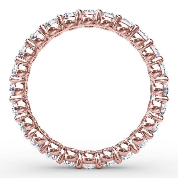 Shared Prong Eternity Band