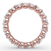 Chunky Shared Prong Eternity Band