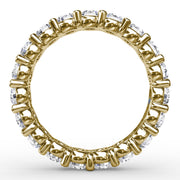 Chunky Shared Prong Eternity Band
