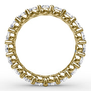 Chunky Shared Prong Eternity Band