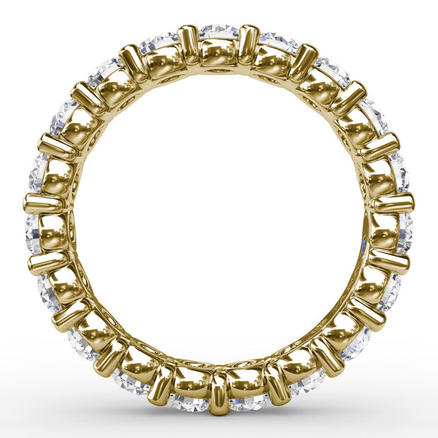 Chunky Shared Prong Eternity Band