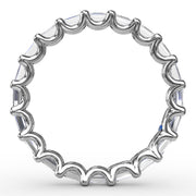 Emerald Cut Eternity Band