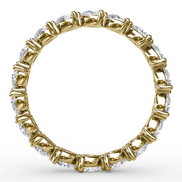 Diamond Pear Eternity Band