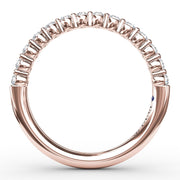 Single Prong Set Anniversary Band