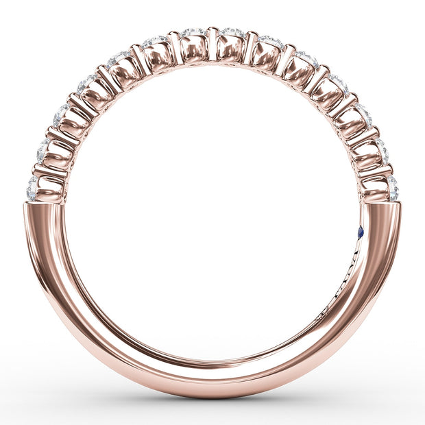 Single Prong Set Anniversary Band