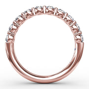 Single Prong Set Anniversary Band