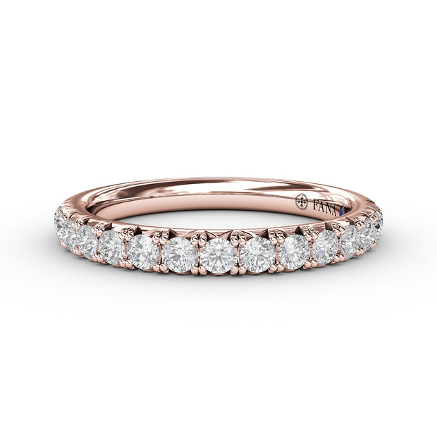 French Pave Set Anniversary Band