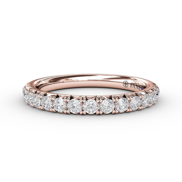 French Pave Set Anniversary Band