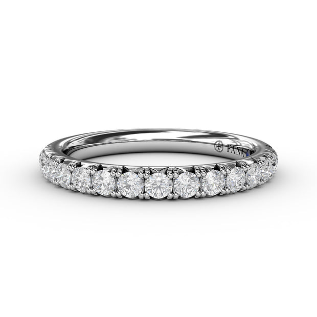 French Pave Set Anniversary Band