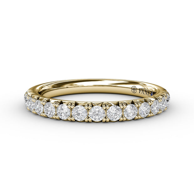 French Pave Set Anniversary Band