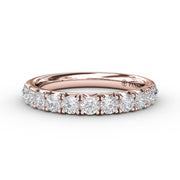 French Pave Set Anniversary Band