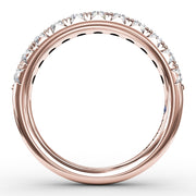 French Pave Set Anniversary Band