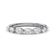 Angelic Oval Diamond Band